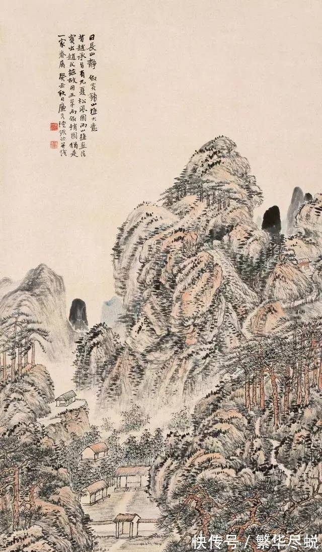 造诣#清代全能画家陆恢,作品之美,刷新你对绘画的认知!