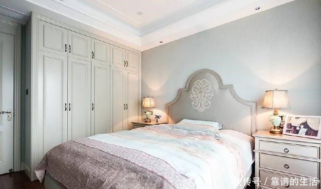 淡蓝色|130㎡现代美式,简约的优雅,好精致!130㎡现代美式,简约的优雅,好精致!