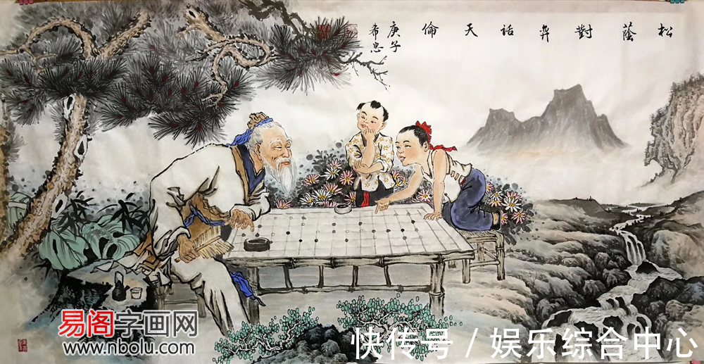 山水田园画&汤希忠的山水田园画:自然质朴苍野厚重