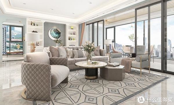 玄关|175㎡新家装成“轻奢美式”，整体敞亮大气又温馨，这才是理想居所