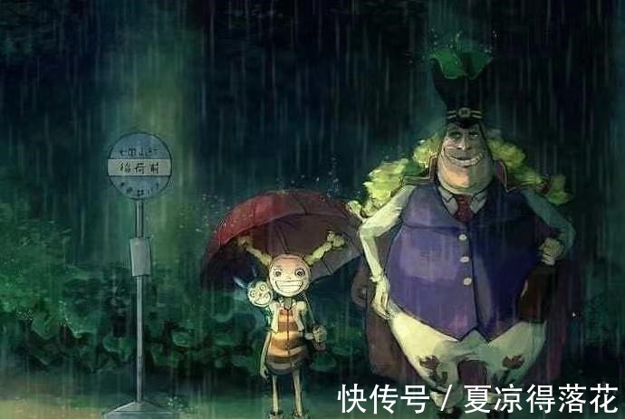 路飞|海贼王与《龙猫》混搭,真的有点别扭,山治看到会难受吧