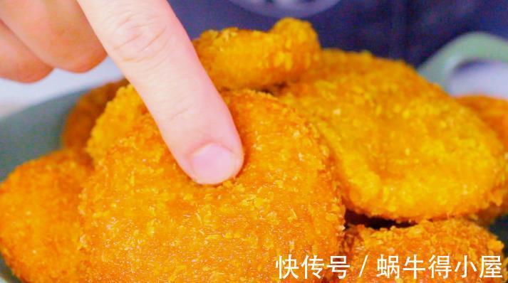 南瓜饼|做南瓜饼,巧用一招,出锅后外酥里糯不粘牙,比只放糯米粉好吃