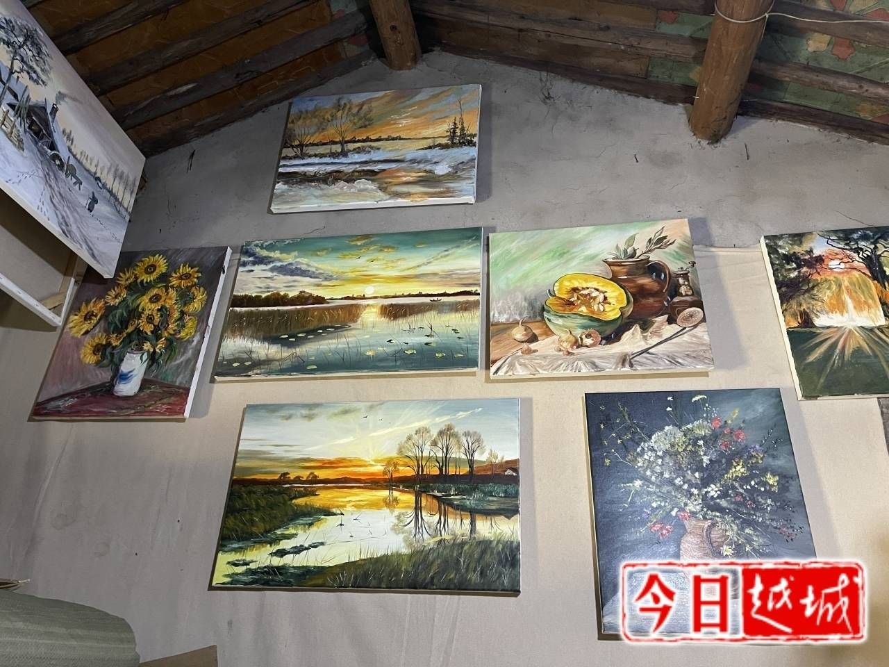 建党节|我心光明！越城收废品大叔画了千幅油画！