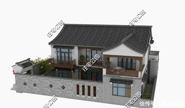 建筑|堂屋+土灶,这才是农村自建房该有的样子,都说最后一套最美!