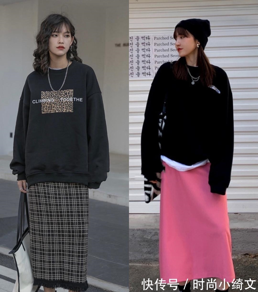 牛仔裤 卫衣下面要少穿牛仔裤,今年流行这样穿,减龄显嫩,值得借鉴