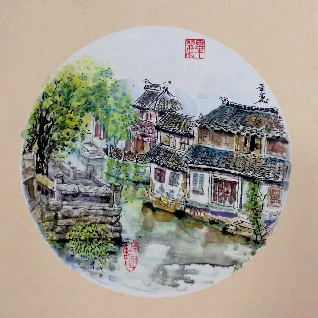 美国世界艺术家协会！艺术家毕丽国画作品赏析