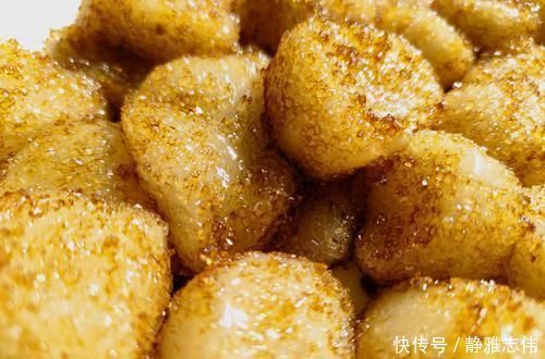 教你在家做糯米果,不煎不油炸,口感软糯,甜甜的好好吃