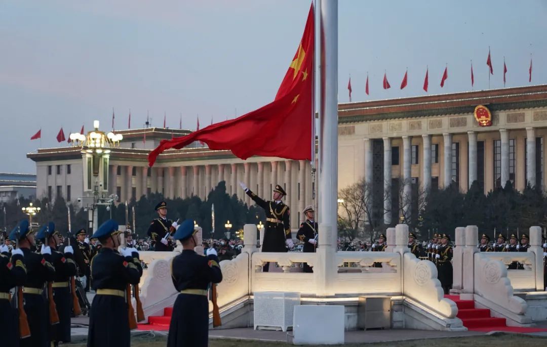 祝福祖国|这就是今早的天安门广场！