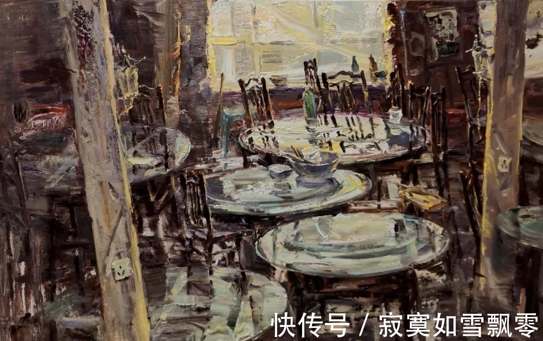 中国画$画家厉国军参展“写意气象 中国油画展” 展现潮起潮落的岁月印记