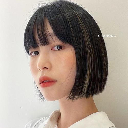 干净利落|【2021潮流短发】5款风靡日韩的“下巴短发”干净利落又减龄！