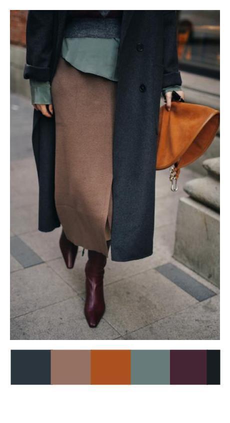 初冬|初冬穿大衣别“用力过猛”,学三木这样配色,美出新高度