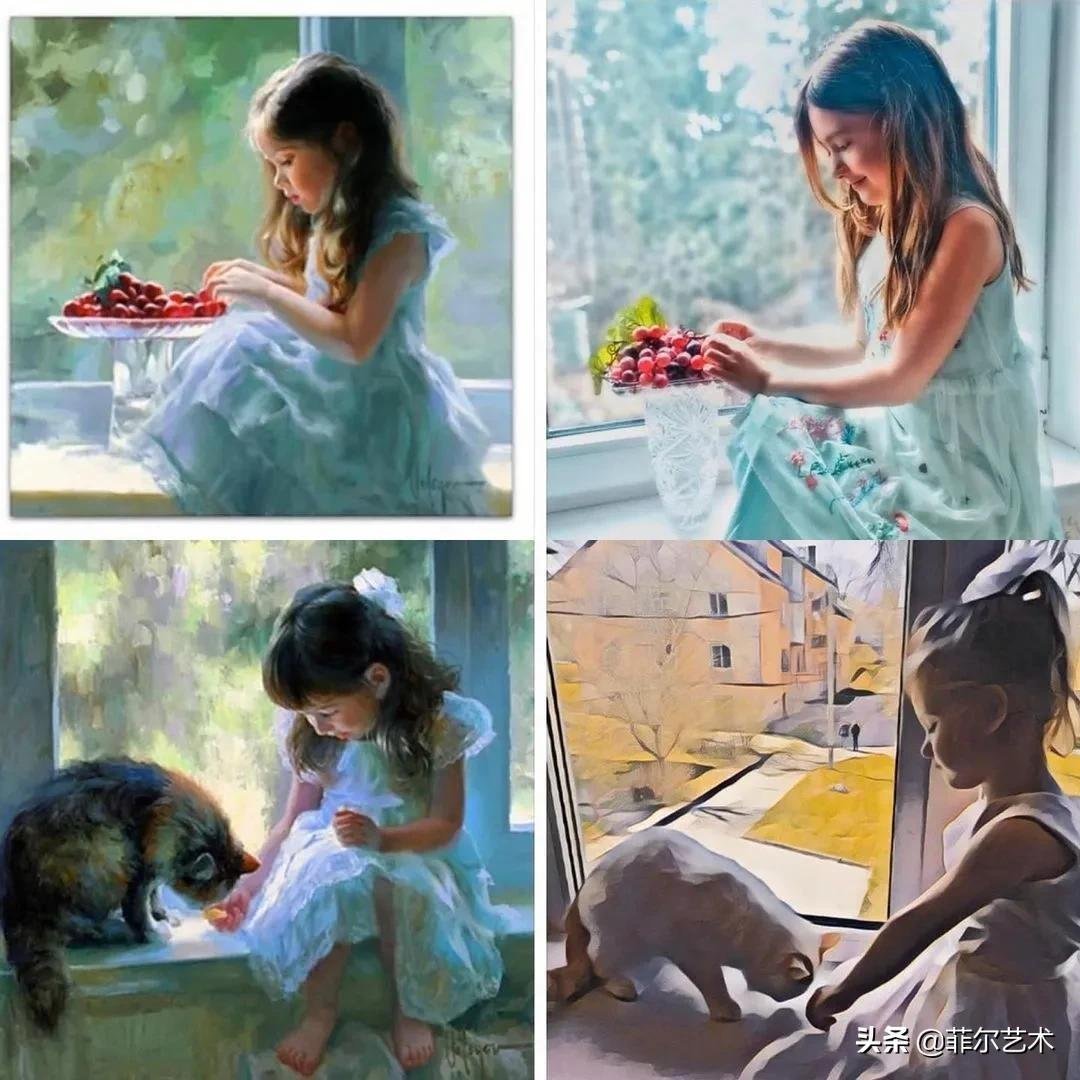 斯维尔德洛夫斯克$犹如花朵绽放,美得让人难忘~俄罗斯画家人物油画作品欣赏