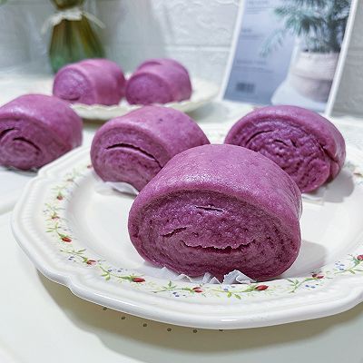 紫薯牛奶馒头