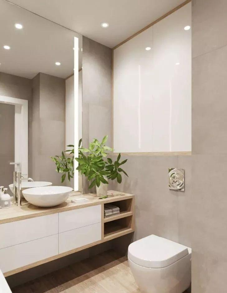 洗手盆|卫生间的10个设计原则，让小卫生间装出豪宅的大气感！