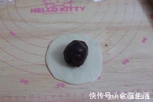 红豆酥饼|红豆酥饼这样做,免松弛,省时不破酥,成功率高,新手都能轻松搞定