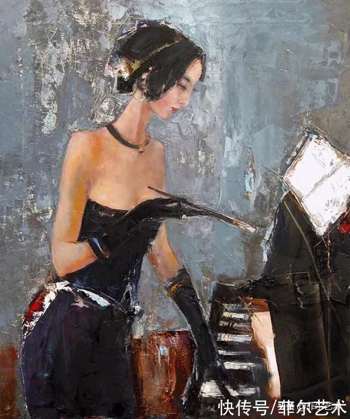 雷兹尼琴科！乌克兰著名画家谢里·雷兹尼琴科人物油画作品欣赏