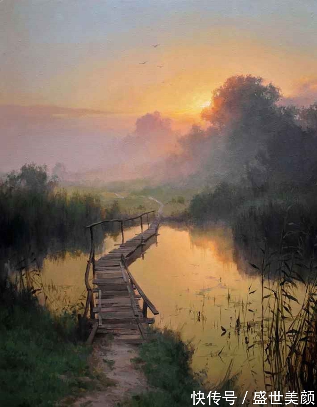 大师$瑰丽的色彩和跳动的光线——俄罗斯大师博日科夫绝美的风景画作