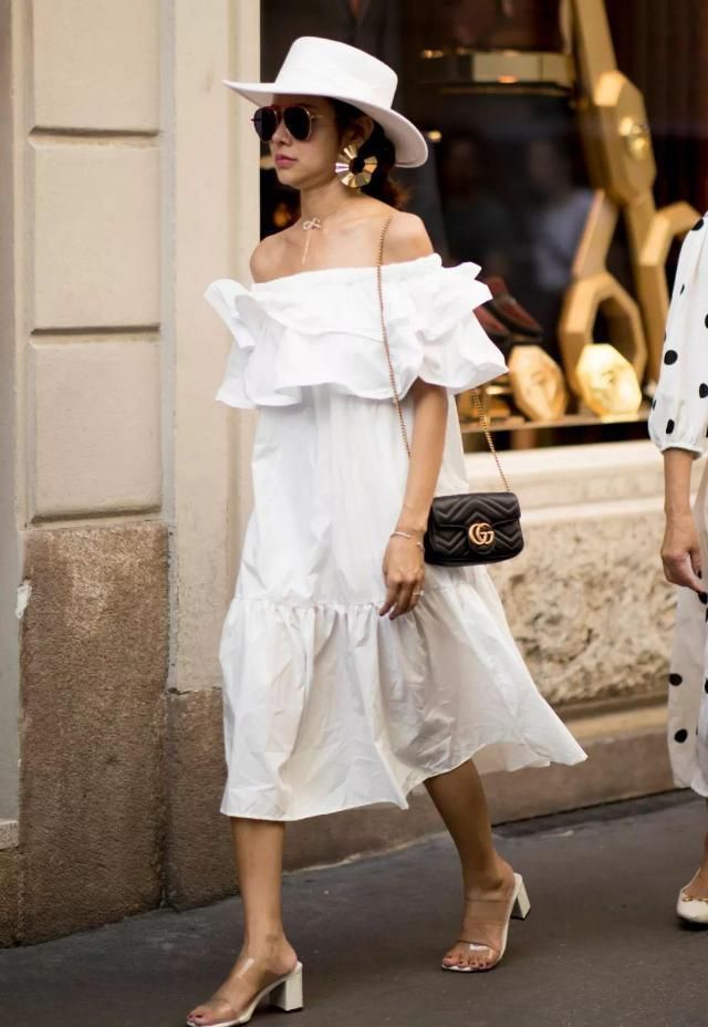 春夏白色系穿搭高级又好看,让你清凉一夏