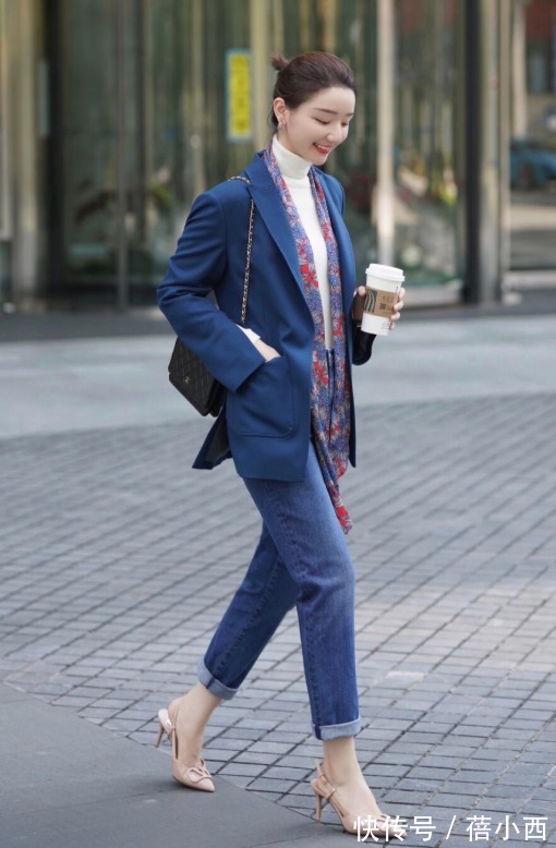 西装裤|果真,穿裤子还是要“露脚踝”才洋气,小个子女生穿搭值得借鉴!