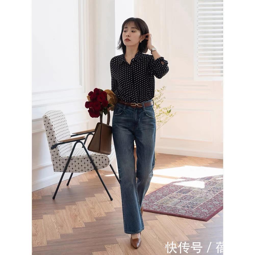 衬衫 今年还是穿“牛仔裤”最洋气,这样搭配衬衫、针织衫、毛衣,好美