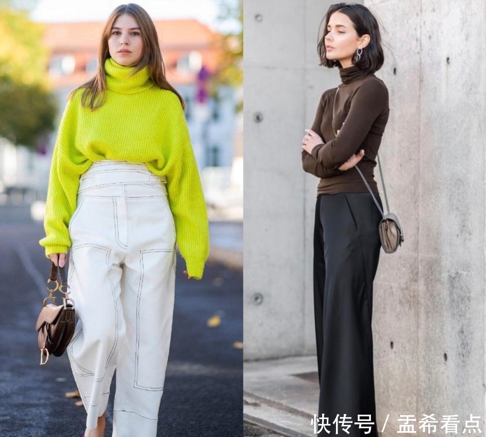  时尚|就是这么强大，温柔又时尚百搭的堆堆领毛衣，连围巾都省了！