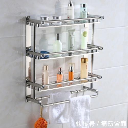 物架|卫生间不要装置物架,头次见有钱人装这种代替,省钱实用又不占地