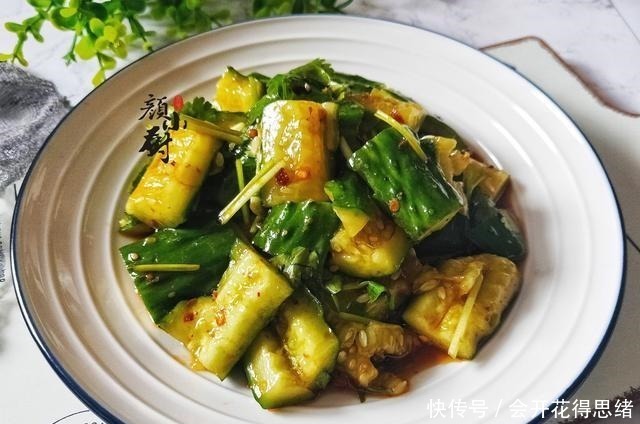 凉拌黄瓜|此菜每周吃一次，相当于给肠胃做一次大扫除，清肠刮油，好吃不贵