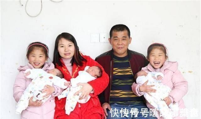 三胞胎|生下双胞胎后又生三胞胎,一家七口,全靠丈夫月入3000元养活