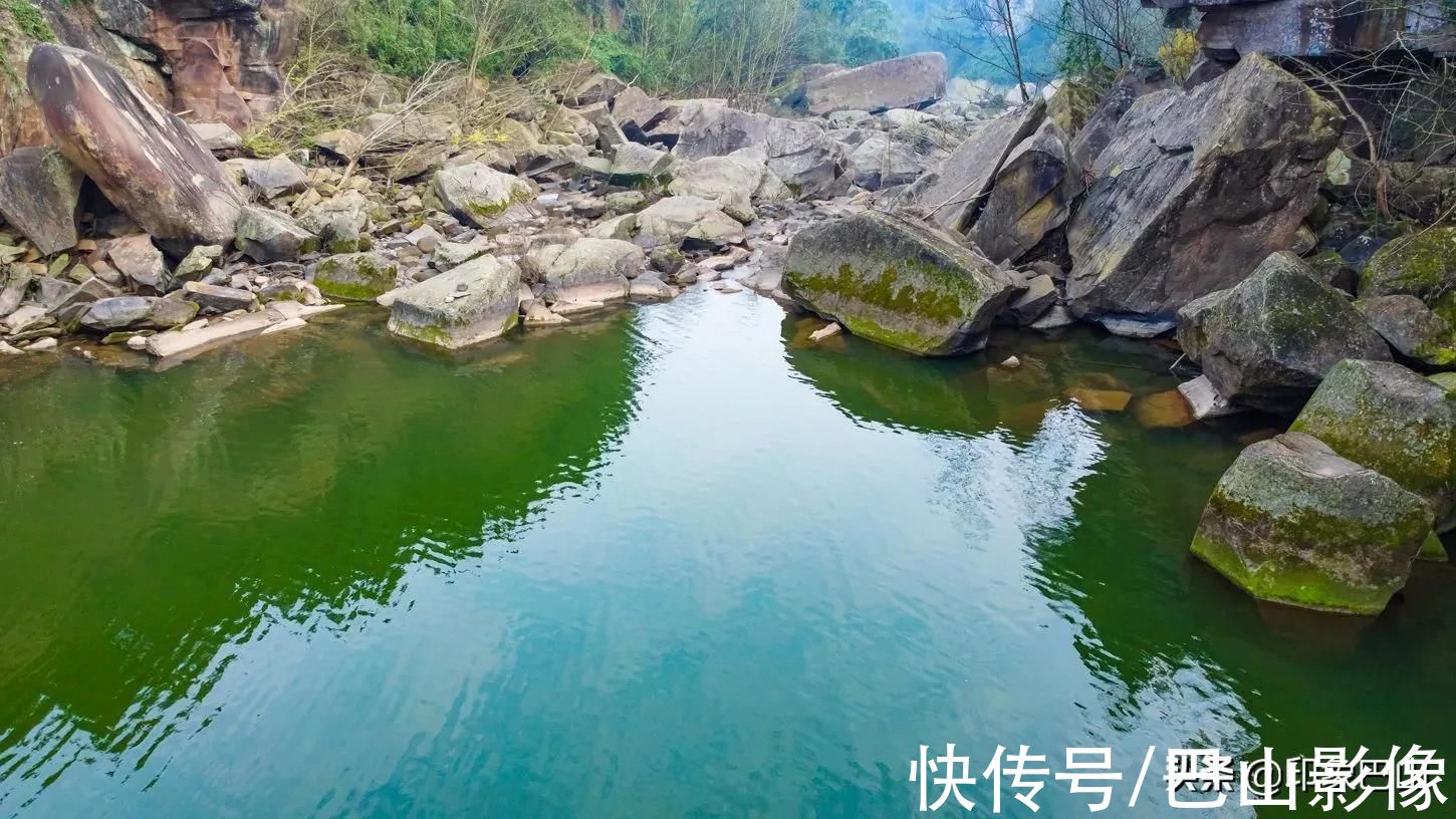 溪流|四川达州：峡谷溪流瀑布竹林怪石梯田 原生态风景值得开发利用