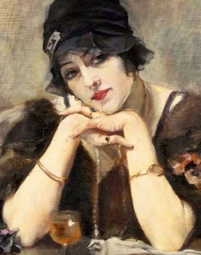 共济会@比利时艺术家古韦卢斯油画里的女子,有深度有内涵