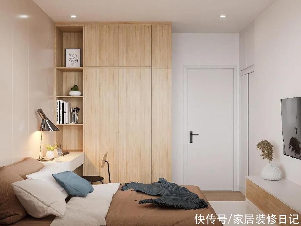 置物架|62㎡两居室毕业照，头一次在家里见水磨石地面，搭配童话般的彩色