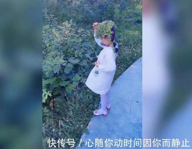 自制|女孩自制“牛蒡皇冠”，戴上时洋洋得意，摘下时哭着向奶奶求救