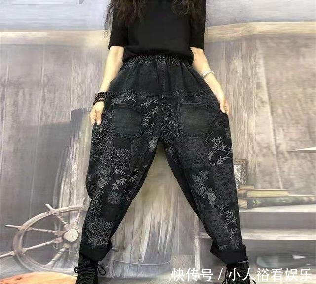 酷酷的女士从不穿紧身裤!今冬主流哈伦工装裤,配上皮靴更显气质