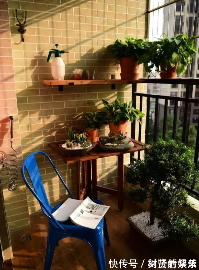 这才是我想要的阳台！种满花，有一个小憩的地方