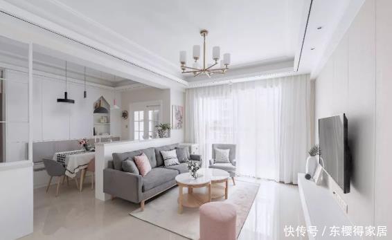 玄关|参观闺蜜82㎡小三居，一进门就被迷住，这么装全屋温馨又不失格调