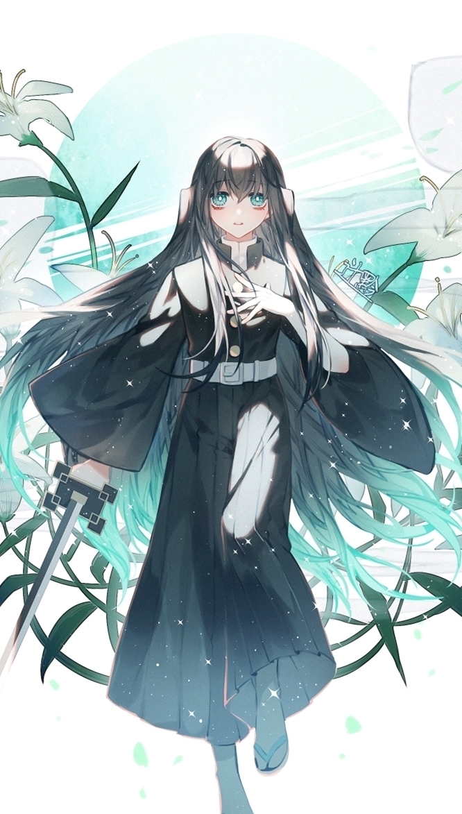 无一郎|《鬼灭之刃》时透无一郎,动漫全面屏壁纸,智商碾压的帅小伙