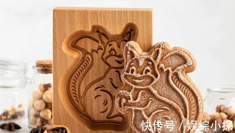 木制|可爱的木制动物烘焙模具和擀面杖