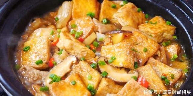 砂锅|豆腐和它最配，丢进砂锅里越炖越好吃，出锅香气四溢全家人都爱吃