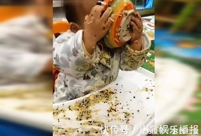 妈妈|妈妈出去买菜让爸爸喂宝宝吃饭,回来看到这画面,气不打一处来