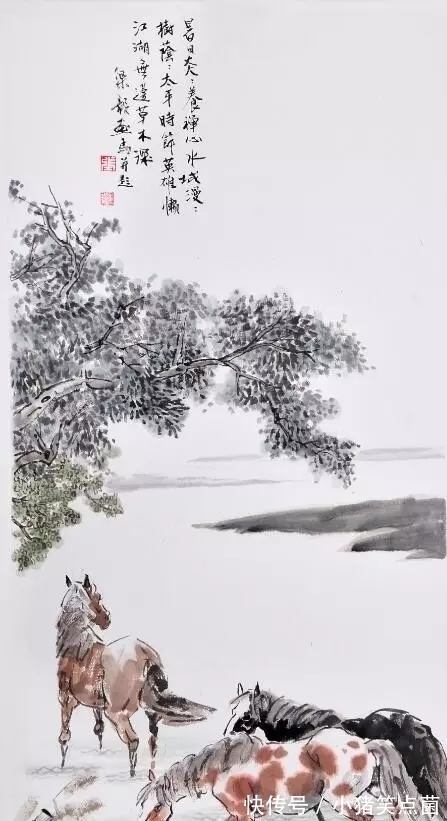 人观|他笔下的骏马,作品不落俗套,让人观之如闻其声