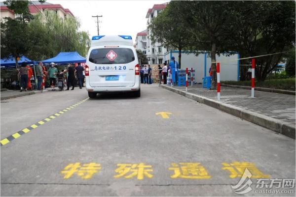 警戒线|上海公布昨日2例本土病例活动轨迹,现场直击中风险小区
