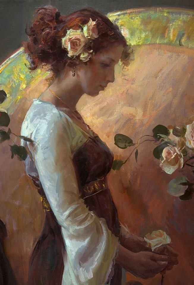 肖像!充满色彩、自由、深度的笔触的人物肖像油画作品