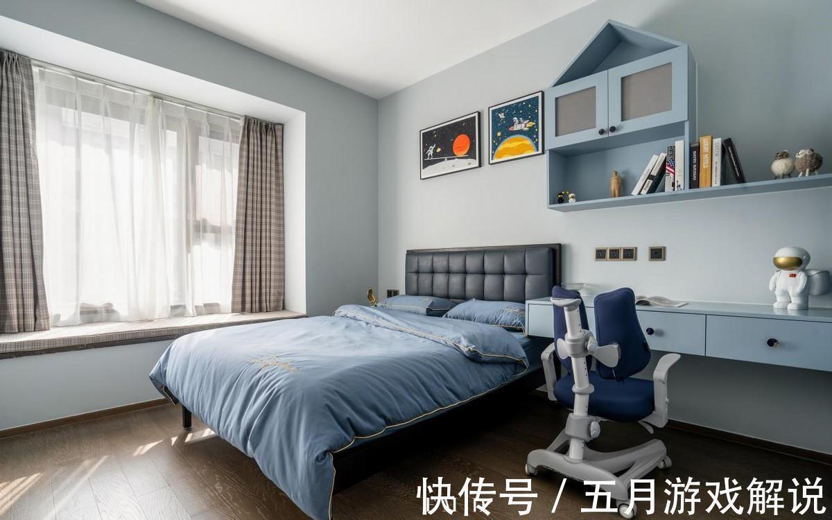 房间|《梦想改造家》给的灵感,S型床铺分隔儿童房,儿女都有独立空间