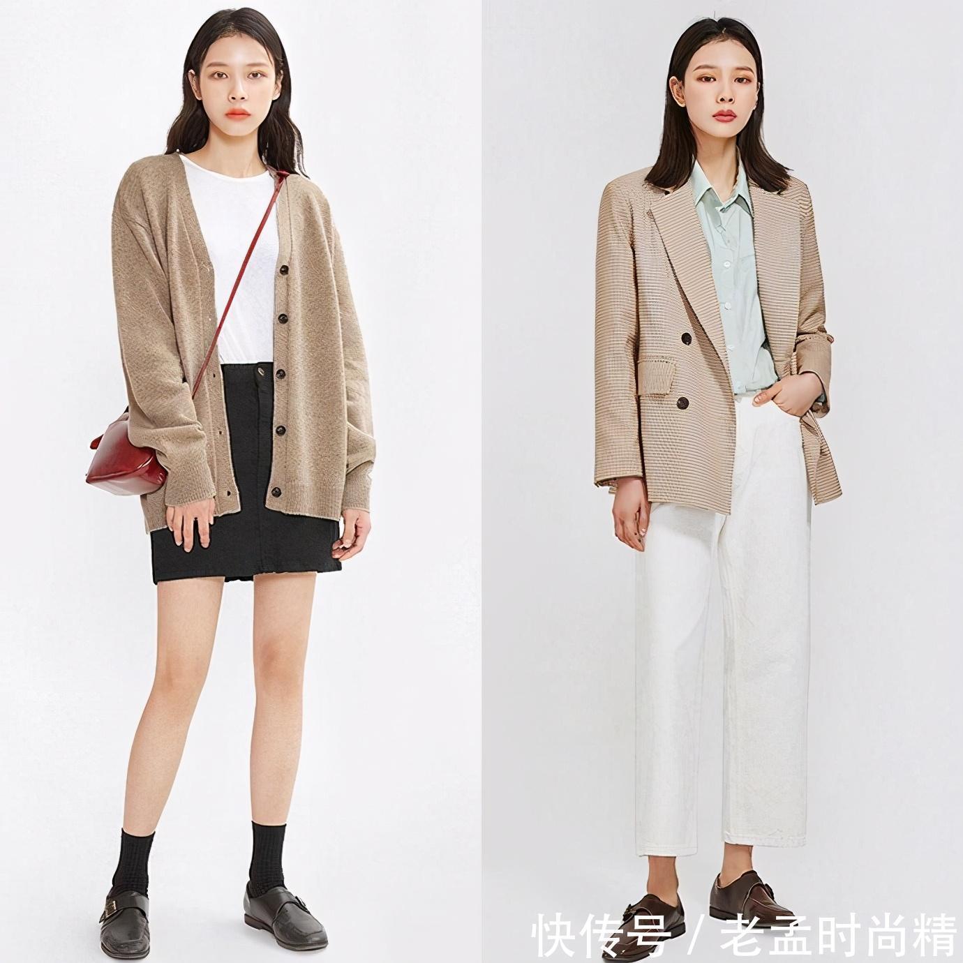 外套内搭|休闲通勤都满分好看的穿搭示范, 十八套服装任你选, 简约显气质