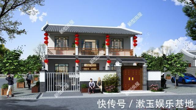 中式小院|10套适合农村盖的中式小院,第3、4套尤其美,建第5套只花15万