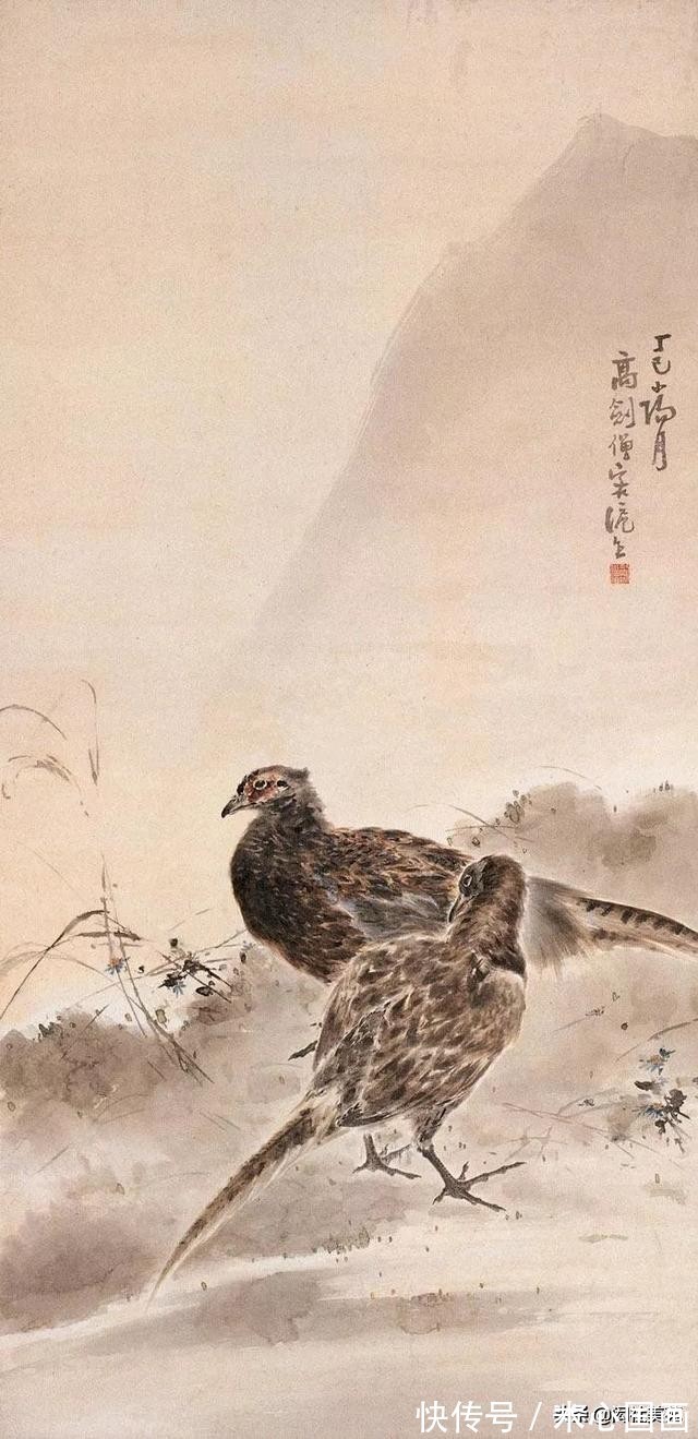 张书旗$中国画家笔下的大吉图:已知全五德 安逸胜凫鹝