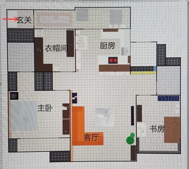 夫妻俩|120㎡两人住,3室2厅2卫,阳台打通舍弃餐厅,宽敞明亮多了