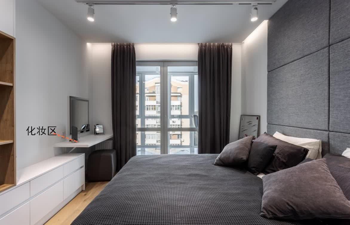 黑白极简|同样是小户型,同样是二胎家庭,他家仅99㎡能多出这30㎡收纳