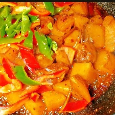 土豆|超好吃巨下饭鸡翅炖土豆