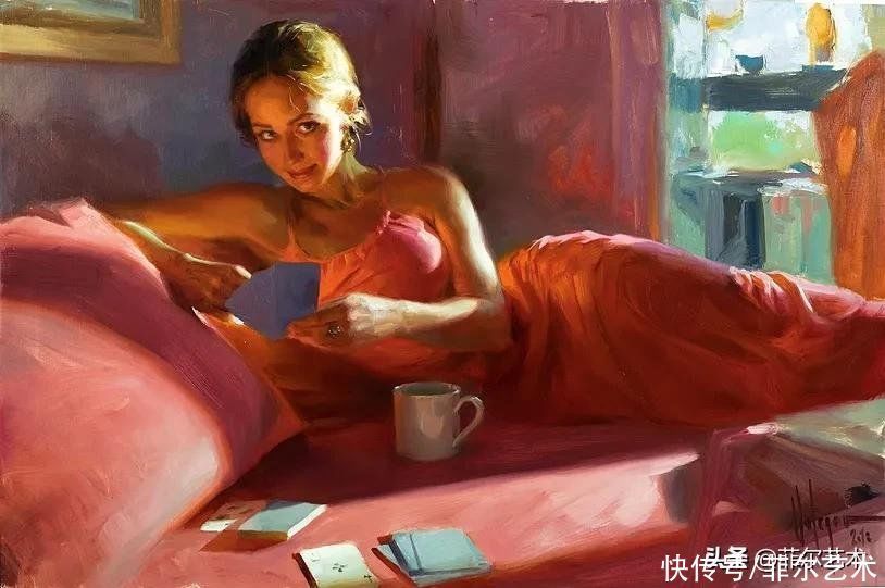 弗拉基米尔&俄罗斯画家弗拉基米尔人体油画里的美女,美得让人难忘